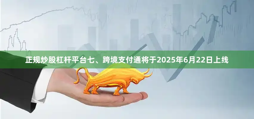 正规炒股杠杆平台七、跨境支付通将于2025年6月22日上线
