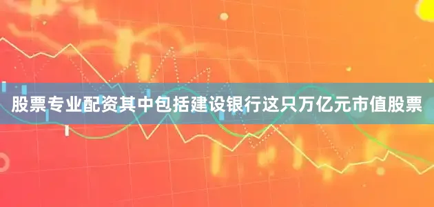 股票专业配资其中包括建设银行这只万亿元市值股票