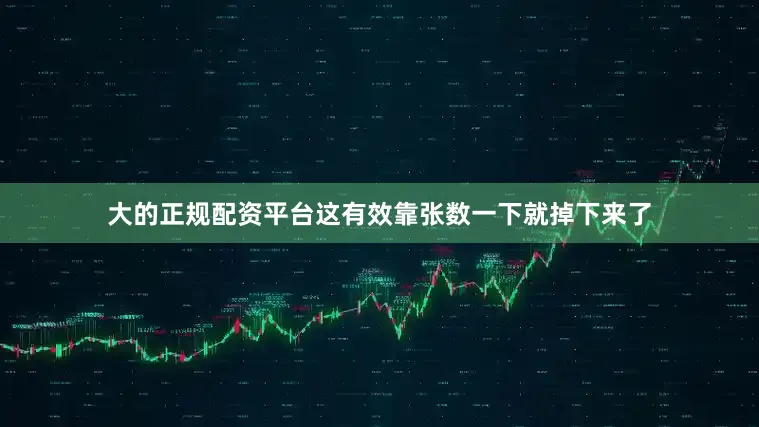 大的正规配资平台这有效靠张数一下就掉下来了