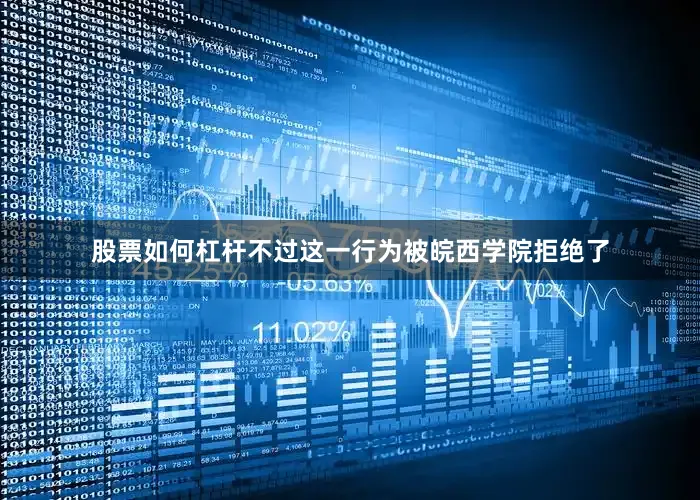 股票如何杠杆不过这一行为被皖西学院拒绝了